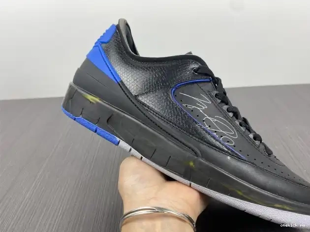 Chep Onekick 2 Black Retro Low Blue Jordan SP DJ4375-004 Off-White 0517